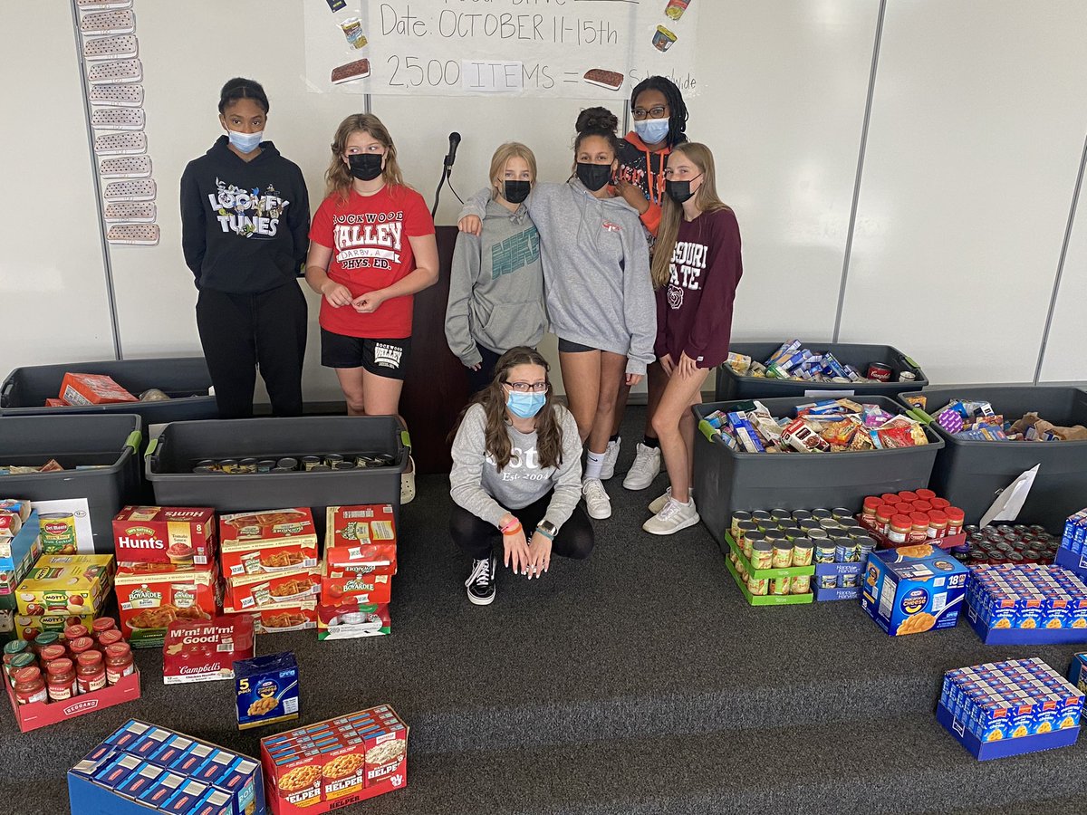 We’ve done A LOT of counting and the total is in..... we collected 1,495 food items for the RSD Got Your Backpack program. If we bring in 105 more items to hit 1,600 items tomorrow, we’ll treat our students to ice cream!#RVMSLove #ForwardwithCharacter #ForwardwithCommunity