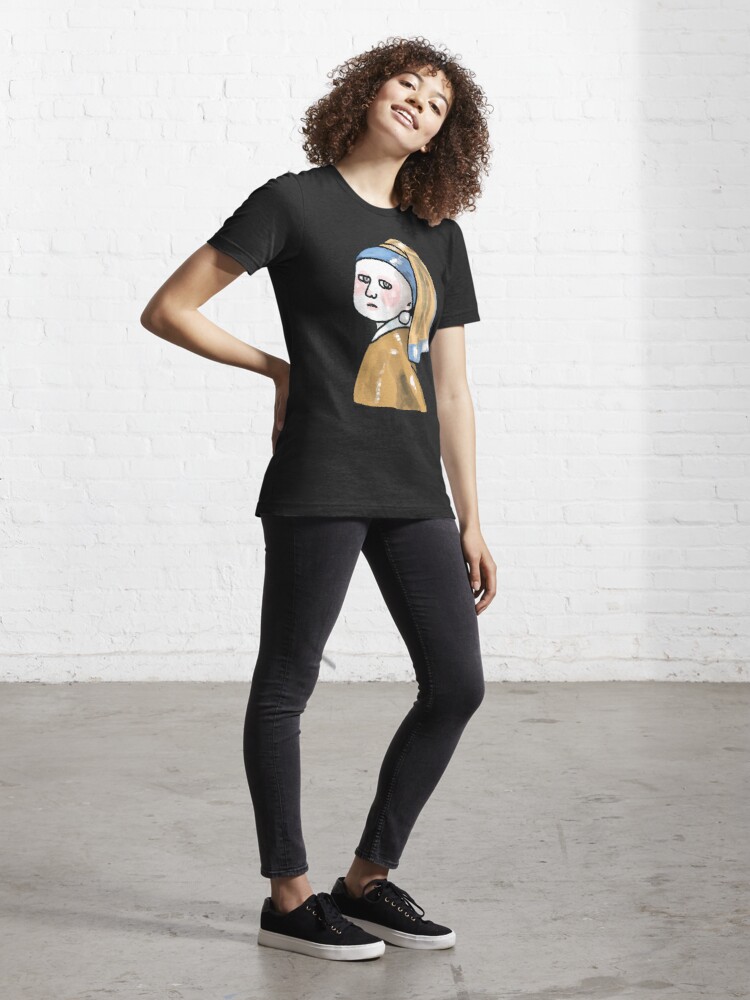 trudday's tweet photo. https://t.co/eoyCpsu2pJ #girlwithpearlearring #fanart #design #handdrawn #fun #tshirt #blacktshirt #share #giftidea #simpledrawing #simpletshirt #birthdaygiftidea https://t.co/oPvfM3J3xa
