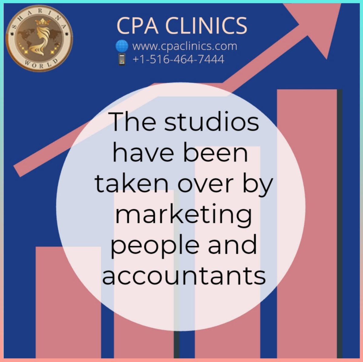 SharinaWorld's tweet photo. "The Studios Have Been Taken Over By Marketing People And Accountants"
#sharinaworld #accountingservices #bookkeepingservices #financialmanagementsevices #incometaxservices #internalcontrolservices #payroll #creditrepairservices #companyfiling #cpaclinics https://t.co/zNvqZ9fNEN