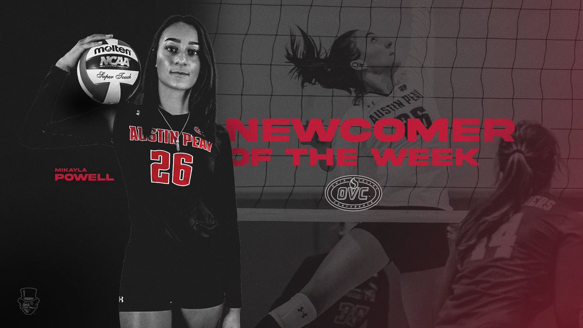 Mikayla Powell repeats as OVC Newcomer of the Week!

🗞️--> bit.ly/30D5pGm

#LetsGoPeay