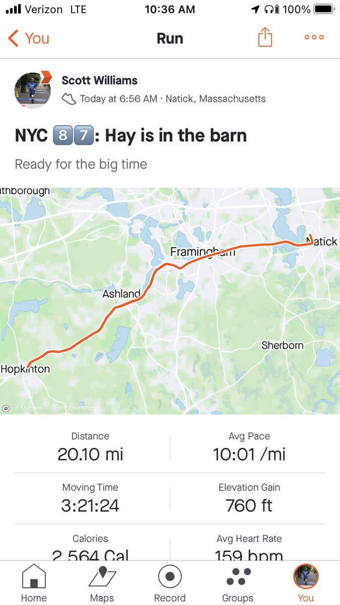 scwilliamsqa's tweet photo. @drewmagary This book helped me get through my 20 mile run this week. Recommend it just for the cast of characters https://t.co/wxCRslcXPy