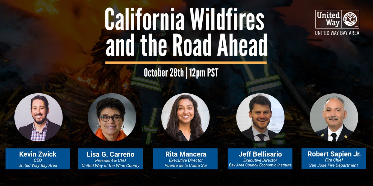 You can also join us on Oct 28th at noon for our next webinar: California Wildfires and the Road Ahead - a conversation about what lies ahead on the road to recovery. The online event is free and open to the public! eventbrite.com/e/california-w…