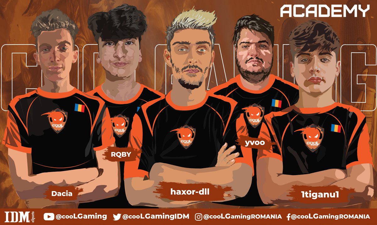 A venit timpul sa anuntam urmatoarea echipa care intra in familia noastra, le uram bun venit si succes celor de la Academy. De asemenea drumul lor in esports va debuta cu participarea in sezonul cu nr. 39 din cadrul ESEA OPEN!!!
#staycooL #cooLAcademy #ESEA #CSGO #cooLGaming #IDM