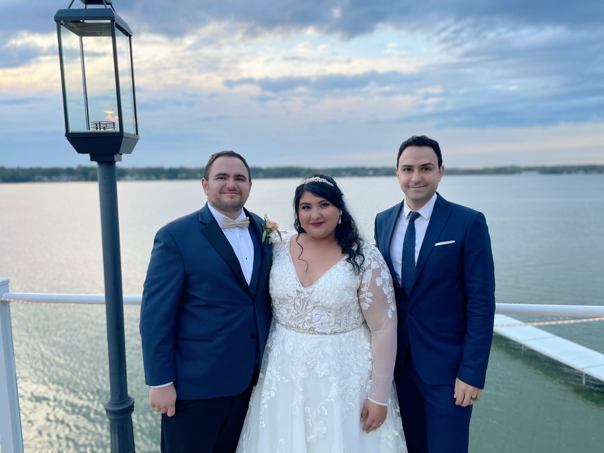 banasori's tweet photo. Congratulations to Casi and Brian @bwyattLMSL, two newlywed talented @IUPUI Ph.D. students! Also, great to expand the @2dMXenes researchers family!
#phdwedding, A great joy of a #phdadvisor!
@IUPUI_EngrTech @IUPUIScience https://t.co/10RF8LYqNH