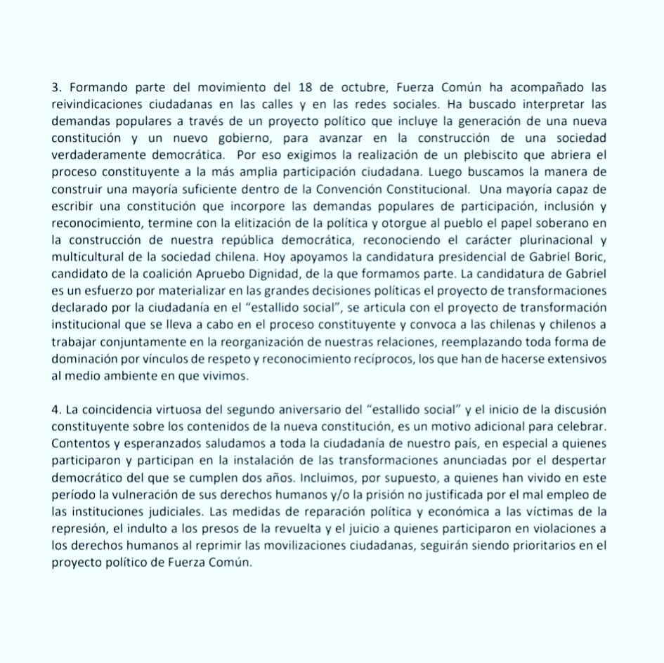 Ya se cumplen dos años desde el inicio de la revuelta popular, las demandas siguen vigentes y aún no hay reparación a quienes fueron víctima de las violaciones a los derechos humanos.

¡La lucha por la dignidad continúa!✊🏻

#Chile #18oct #18deoctubre #DignidadAhora