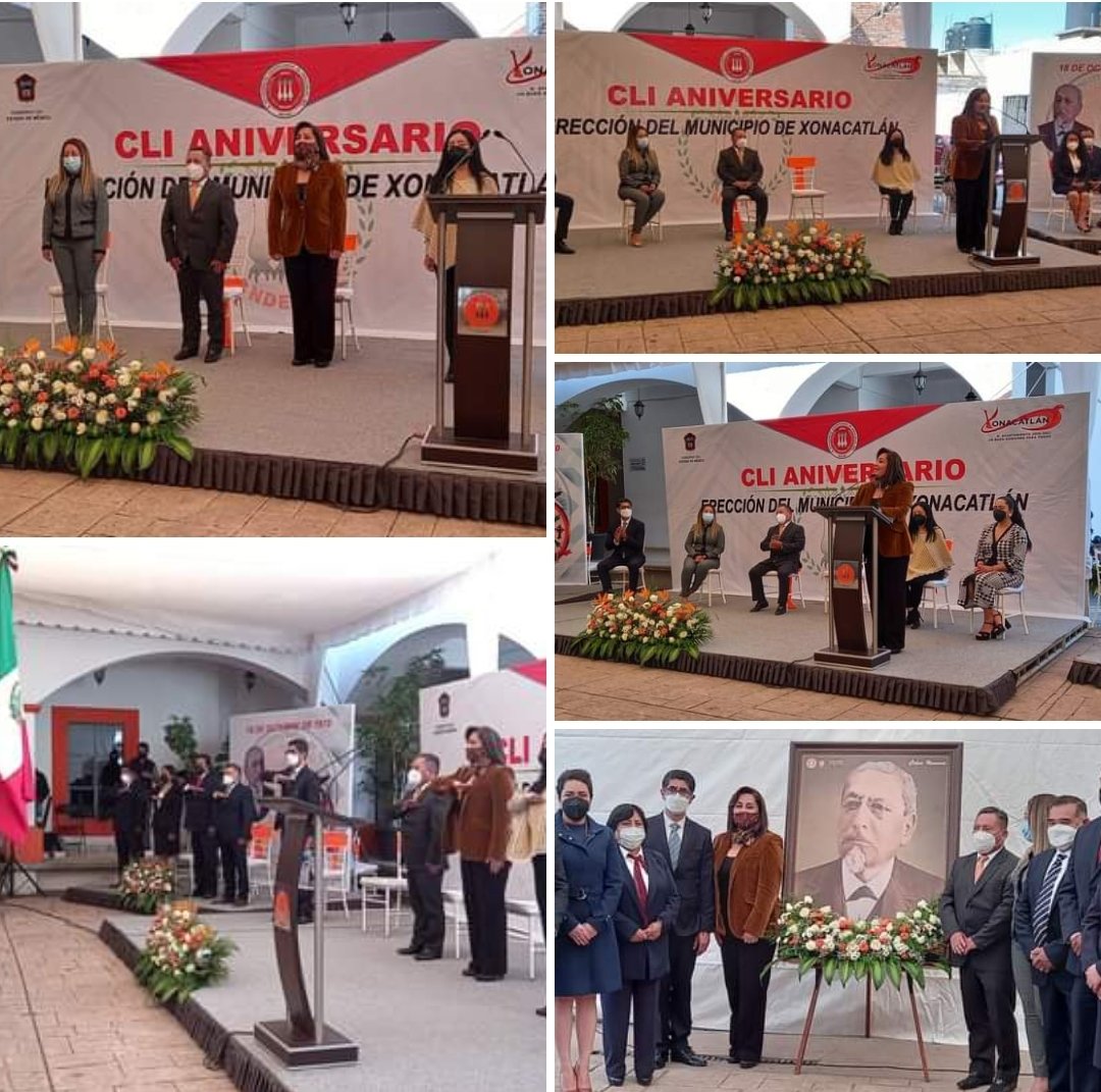 RositaDeLimaLE's tweet photo. En representación de nuestro Gobernador @alfredodelmazo, asistí a la Ceremonia del CLI aniversario de la Erección del municipio de Xonacatlán.

Tierra de gente noble y trabajadora, quien es quien mantiene Xonacatlan de pie siendo un municipio rico en tradiciones y cultura. https://t.co/4Bin9xZw8H