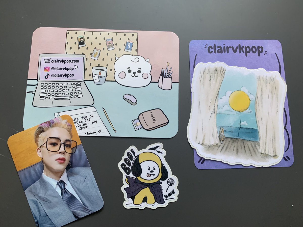 SaraSewsIdols's tweet photo. My sticker collection is truthfully out of control lolol. Here are some news ones that I love!!

@moiraibtshop @CinnySprout #sherry #clairvkpop https://t.co/OlD31S1XXx