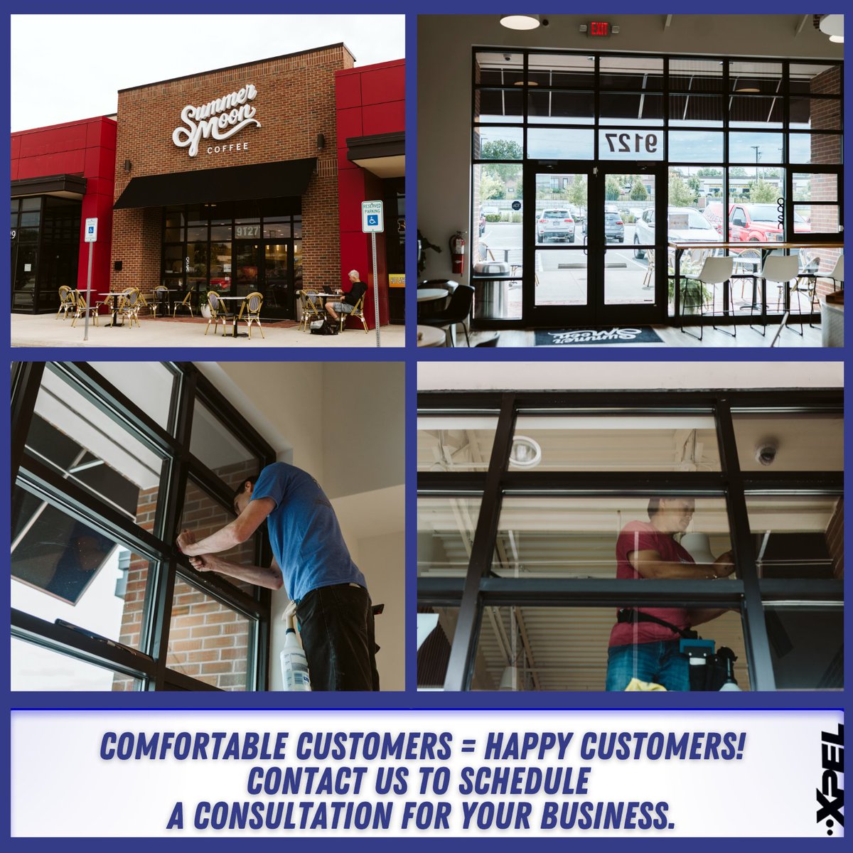 MidwestTinting's tweet photo. A comfortable customer is a happy customer! Contact us to schedule a free consultation and learn more about our @XPEL VISION solar window film.
#XPEL #XPELVision #MidwestTinting #MissouriBusiness #WindowSolutions #Solarfilm #HeatRejection #SaveEnergy #ReduceGlare #ReduceFading https://t.co/zZ6lyi3Yze