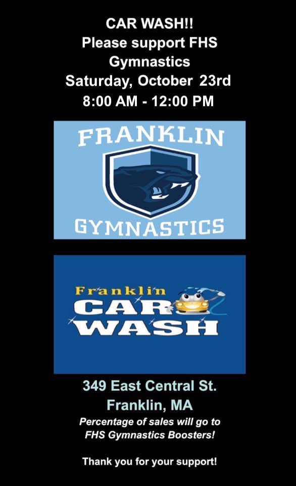 Please support FHS Gymnastics on Saturday, Oct 23rd 8-12! 🤸🏻‍♂️💙 All money goes towards the FHS Gymnastics Team!! <a href="/fhsgymboosters/">FHS Gymnastics Boosters</a> <a href="/FranklinMatters/">Steve Sherlock</a> <a href="/FHSPantherbook/">Pantherbook</a> <a href="/Beemc78/">Beth Hurley</a>