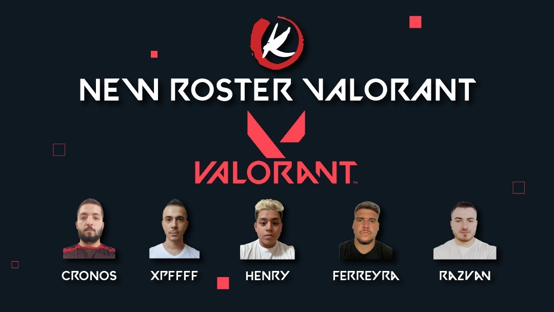 KurumaEsports's tweet image. ❗NUEVA PLANTILLA VALORANT❗

#WeAreReady

#GoKuruma🔥