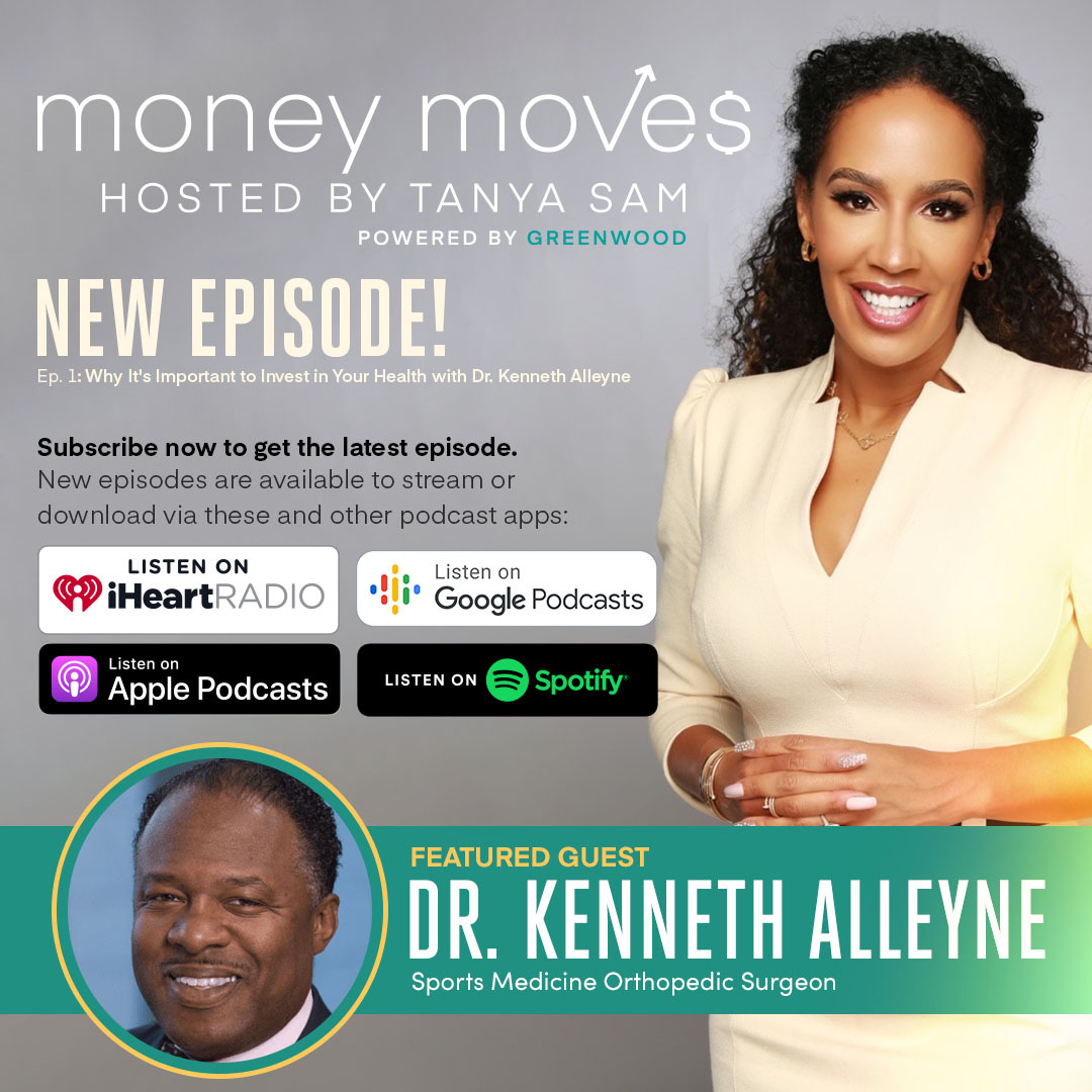gogreenwood_'s tweet photo. #MoneyMovesPodcast Ep. 1 is here!📣
We are joined by @SportsDocKA, A Sports medicine orthopedic surgeon who breaks down the importance of seeing your health as a financial investment.
https://t.co/QR4UoLC6dz
Learn more: https://t.co/ni3REB3ukI. https://t.co/gU2yJbCMqN