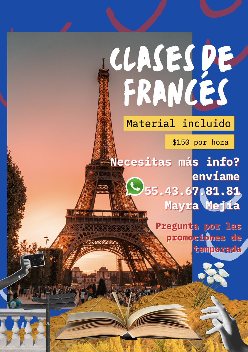 Bonne semaine à tous! #Clasesdefrancés 🇫🇷 para adolescentes, jóvenes y adultos! Todos los niveles y EN LÍNEA! aprovecha la promo de #otono y no te quedes sin tus #clases 
Necesitas +info? Envíame DM