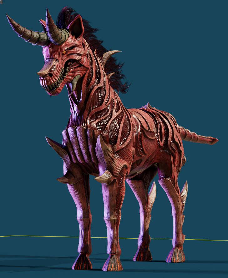 EquineNFT's tweet photo. You saw this back when it was a work-in-progress. 

Voila! Here's the finished Demon Horse.👹

Nuff said. 🐴

#NFT #NFTs #Halloween https://t.co/aB5AMSO8Ky