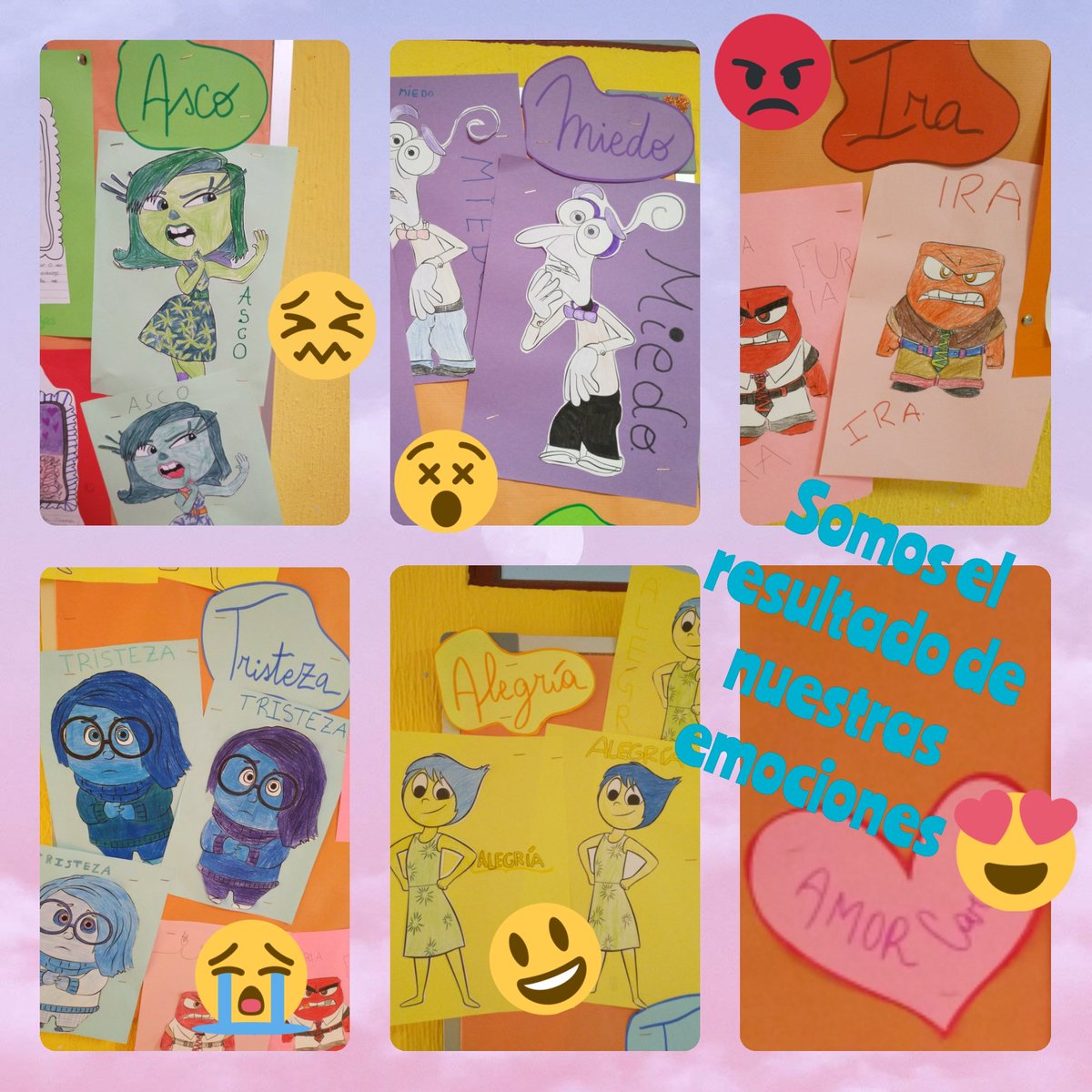profeconsuerte's tweet photo. ¿Cómo controlas tus EMOCIONES?Queremos normalizar lo difícil que es llegar a ello, durante toda la vida. A través de la elaboración de cuadros de sentimientos negativos y positivos, de la película "Inside out", de conversaciones. Y alguna cosita más en proyecto @Cpgaudi #emocion https://t.co/kpzofAdojT