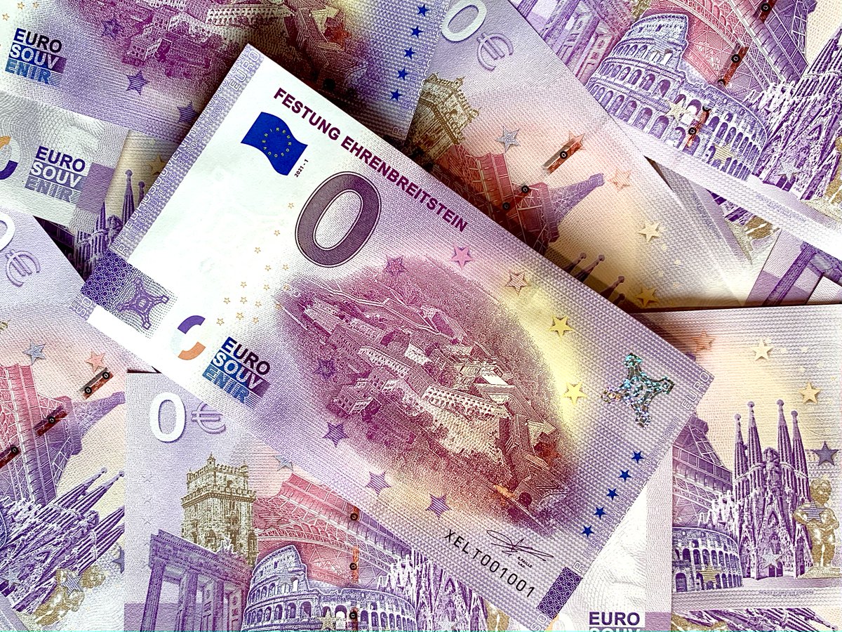 EuroSouvenirDE's tweet photo. Die Festung Ehrenbreitstein liegt gegenüber des deutschen Eck in Koblenz und überwacht den Zusammenfluss von Mutter Mosel und Vater Rhein.
#VisitGermany #Souvenirschein #0euros #0euro #0eurobanknote #0eurosouvenir #0euroschein #eurosouvenir #nulleuro #nulleuroschein #PaperMoney https://t.co/BCB43PlsxI