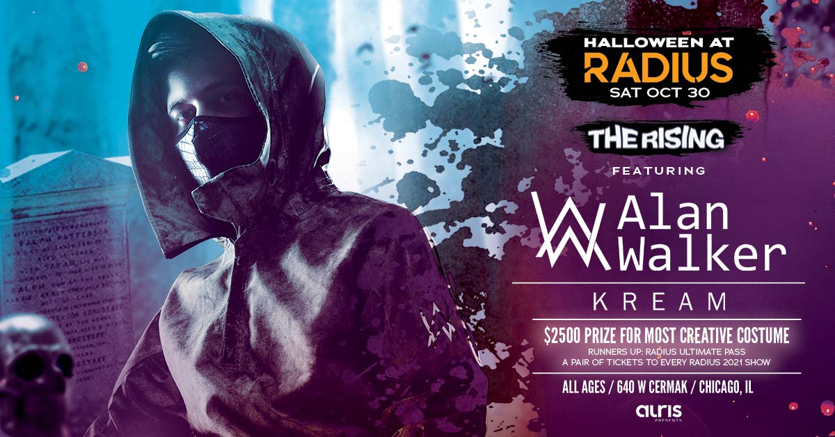 In need of great party? <a href="/AurisPresents/">AURIS 𝗣𝗥𝗘𝗦𝗘𝗡𝗧𝗦</a> <a href="/IAmAlanWalker/">Alan Walker</a> at <a href="/RadiusChicago/">RADIUS</a> this #Halloween weekend. Enter for a chance to win a pair of tickets! 🕺 👯
do312.com/events/2021/10…