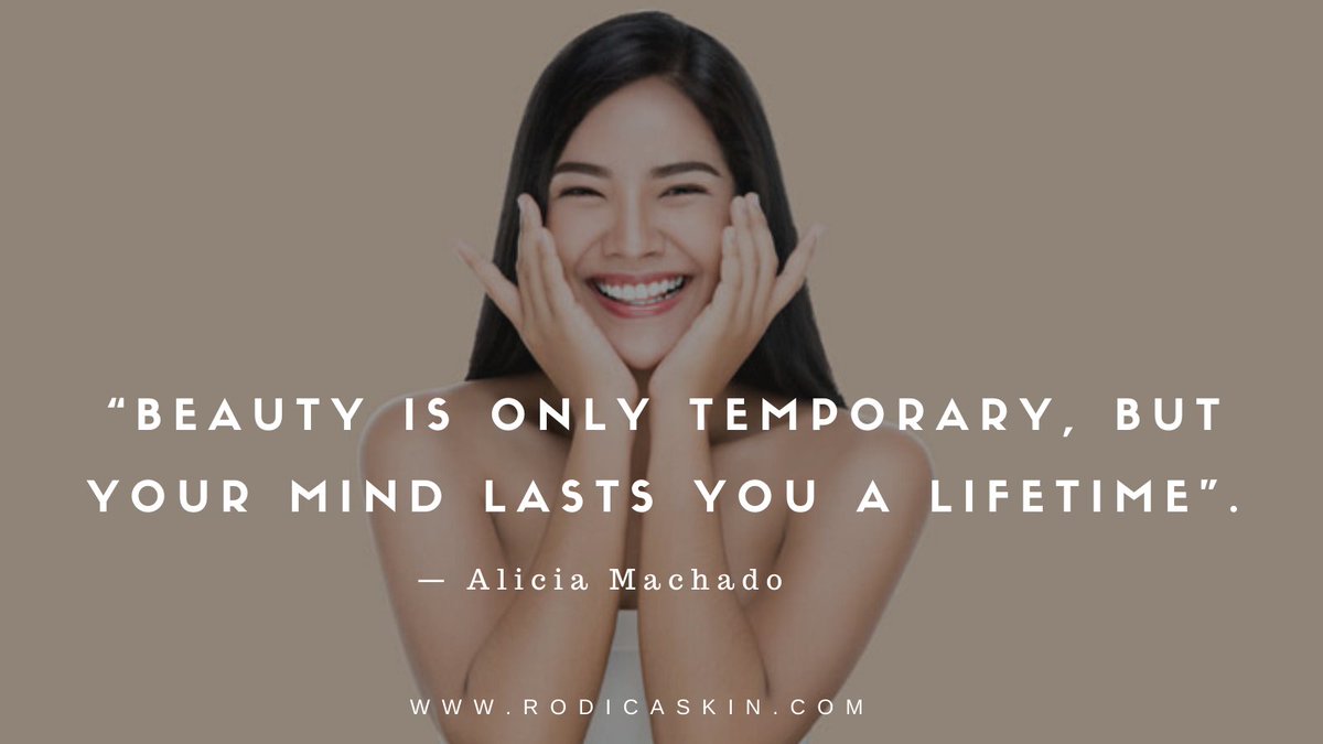 RodicaRobicsek's tweet image. “Beauty is only temporary, but your mind lasts you a lifetime”.💧🌿
— Alicia Machado
.
.
.
 #skincare #glowing #spa #skincarebpom #beautytips #photography #skincaremurah #jerawat #makeupaddict #makeuptutorial #facials #skincareaman #makeuplover #art  #girl #haircare #me #chicago