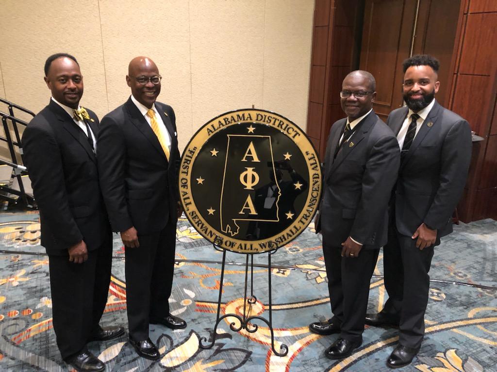 msalphas's tweet photo. Brother Newman joined the Brothers of the District of Alabama for their 57th District Conference in Montgomery, Alabama last weekend. Congratulations to the Alabama District Director, Brother Clinton Johnson, Jr., on a successful conference.
#MSAlphas #Alphabama #AlphaSouth https://t.co/u3lKoNyF5q