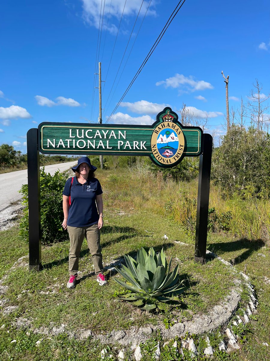 SarahDicksonUK's tweet photo. Fabulous weather ☀️,  perfect for a visit to @BNTBahamas Lucayan National Park 🌿on Grand Bahama 🇧🇸. Looking at the impact of Hurricane #Dorian and how the mangroves, coastline and forests are recovering with @FionaClouder ahead of #COP26 @UKinCaribbean https://t.co/FrTIVDnf7K