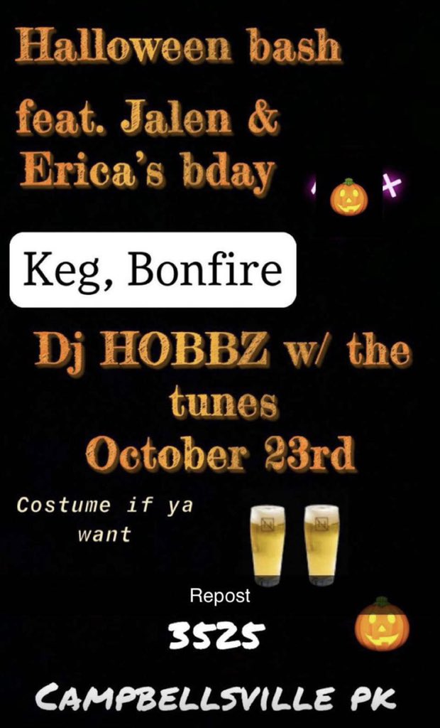 break_bash's tweet photo. This is a 18+ event only no exceptions!! Please act and drink responsibly of course that is if you are 21+, while having fun at the same time!! Hope to see you there!! Happy Halloween!! 🎃 https://t.co/F1YOBTNwUx