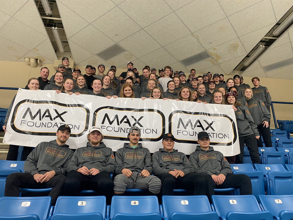 Huge thanks to <a href="/MaxFoundation5/">The Max Foundation</a> for coming to see Cobber Hockey today!!! <a href="/CobberWHockey/">Cobber Womens Hockey</a> <a href="/CobberHockey/">Cobber Men's Hockey</a>