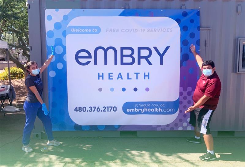 EmbryHealth's tweet photo. Embry Health has new COVID-19 Testing sites operating in Arizona and Oklahoma! Head over to https://t.co/5WkRUJZbKR to book an appointment and get tested right away.
#embryhealth #drivethrutesting #covidrelief #covidtesting https://t.co/T8iKG8mGsr