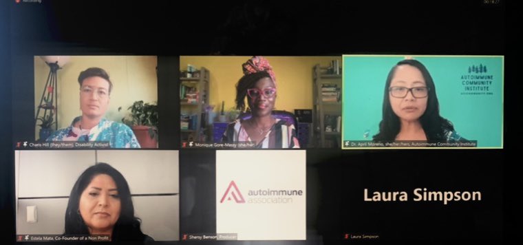 GoldenMoe's tweet photo. @AutoimmuneAssoc #autoimmunesummit was simply phenomenal. It was authentic,informed,diverse, intersectional,&amp; respectful of our humanity.Shoutout to @LillyStairs for her leadership. 
👏🏾 to my fellow panelists for their contributions
#patientadvocate #autoimmunedisease #dei #lupus https://t.co/A2rfYA7K9k