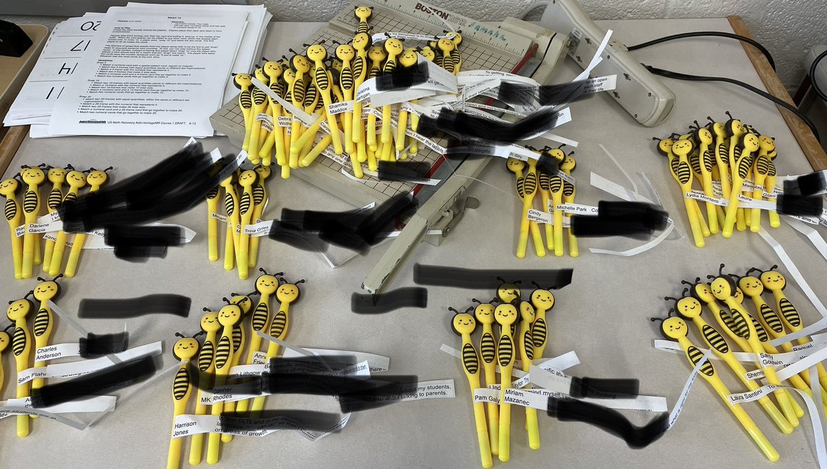 Each month, we are committing to a “try tomorrow” as part of our SchoolTalk journey. Some fun pens to remind us of what our goals are. #Schooltalk <a href="/Herndon_ES/">Herndon Elementary</a> <a href="/FCPSRegion1/">FCPS Region 1</a>