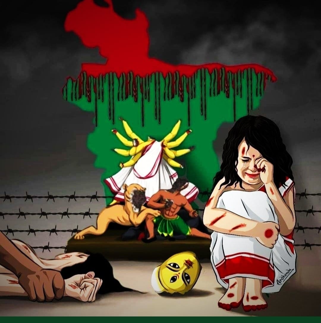 KreatelyMedia's tweet photo. Never forget #BangladeshiHindusInDanger https://t.co/1A4gEMQcU1