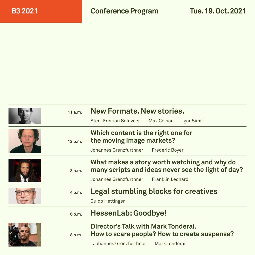 B3_Biennale's tweet photo. Today is almost the last day of the B3 Biennial, so enjoy it to the absolute fullest!
You can see the entire programme here: https://t.co/LPujvzNFA0
#b32021 #filmfestival @stenksaluveer @MaxColson #IgorSimic @johannes_mono @HMWK_Hessen https://t.co/1JSsLsEwql