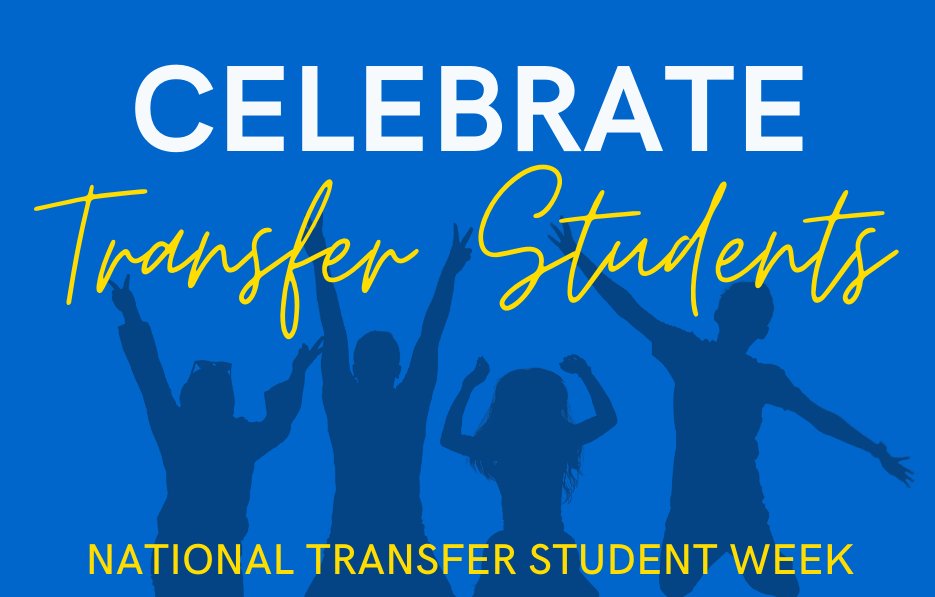 It's National Transfer Student Week! UMKC will be hosting several events such as workshops, career services and Pride Night at the <a href="/KCRoosWSoccer/">Kansas City Women's Soccer</a> game! Be sure to get involved in the National Transfer Student Week by visiting the Transfer Student Network: 
ow.ly/aIrn50Gtm1Q