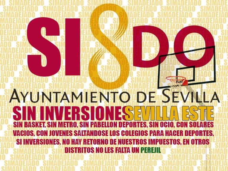 BodasDSevilla's tweet photo. Hoy queremos apoyar al Distrito Este ! #SevillaEste #AyuntamientodeSevilla #BasketSevillaEste #DeportesSevillaEste #Sevilla #Feab #feb #Basket #metroSevilla https://t.co/veAagjuOjn