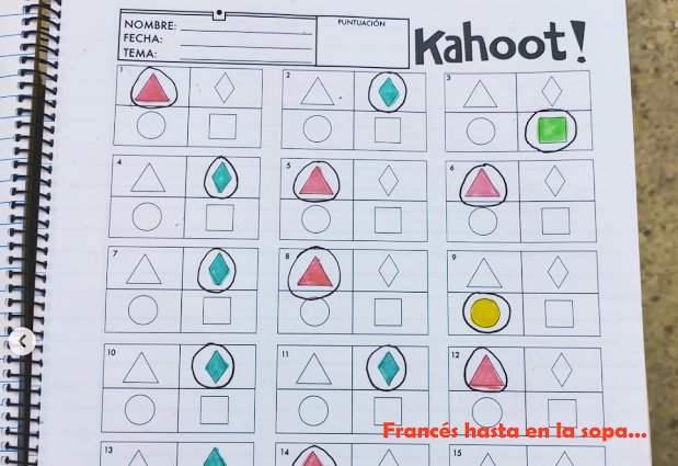 ¿Se puede usar <a href="/GetKahoot/">Follow @Kahoot</a> sin dispositivos para los alumnos? Se puede usar <a href="/GetKahoot/">Follow @Kahoot</a> sin dispositivos para los alumnos.
👉franceshastaenlasopa.com/2019/12/kahoot…