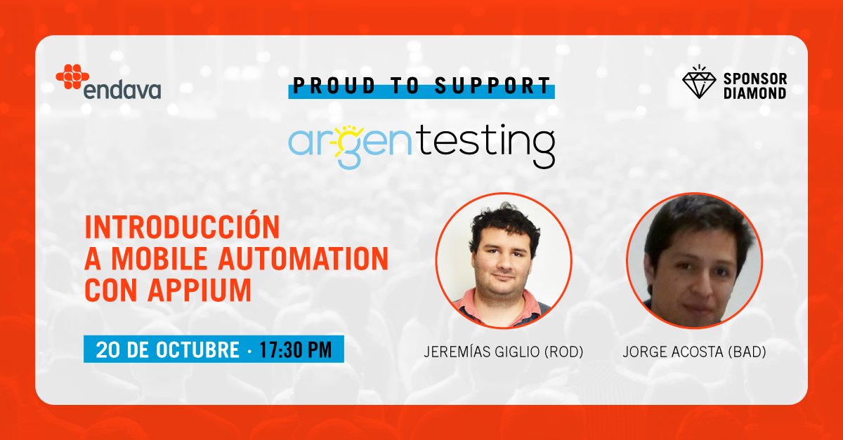 endavalatam's tweet photo. No se pierdan la charla de Gustavo Viruega y Jeremías Giglio en #Argentesting en la que van a poder conocer cómo funciona la disciplina desde adentro y las oportunidades de sumarse a #Endava.
Inscripción: https://t.co/3tuBk5mgTf https://t.co/xaHxFiEbBj