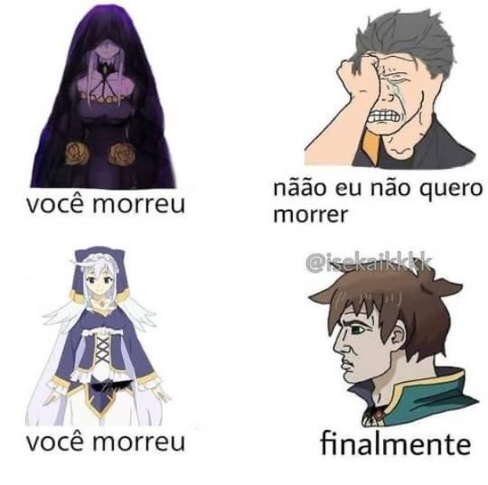 personagemfda's tweet photo. Konosuba >>> qualquer outro Isekai https://t.co/lz7JuMGaJG