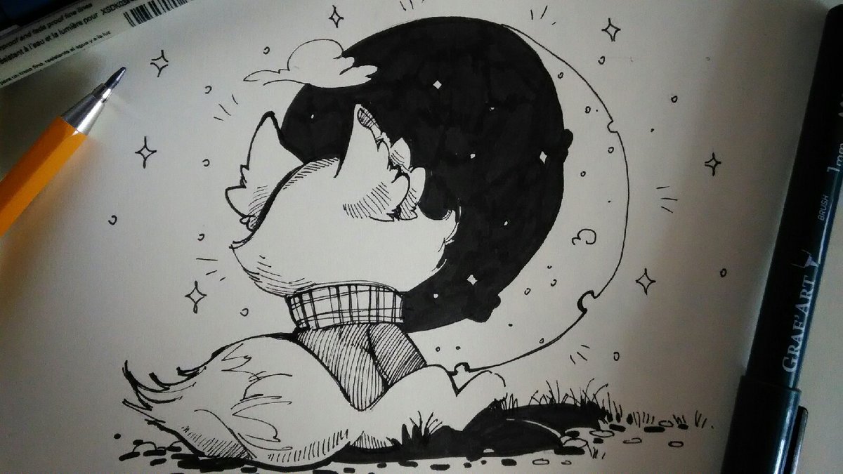 #inktober #inktober2021 #moon