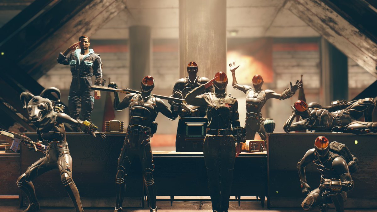 chimichangakinz's tweet photo. An elite team of spies + @_sillonx being the maintenance guy πβ€οΈ
#Fallout76 #76meetup https://t.co/YLu7RPh8BY