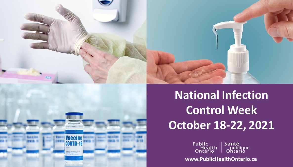 PublicHealthON's tweet image. Today is the first day of National Infection Control Week. This week, we are celebrating and highlighting infection control efforts in hospitals, long-term care facilities and in the community that keep Ontarians safe and healthy. #NICW #IPAC