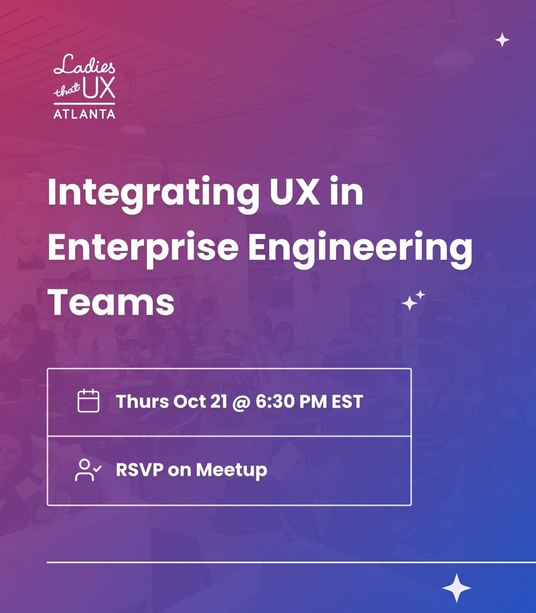 Ladies That UX ATL tweet media