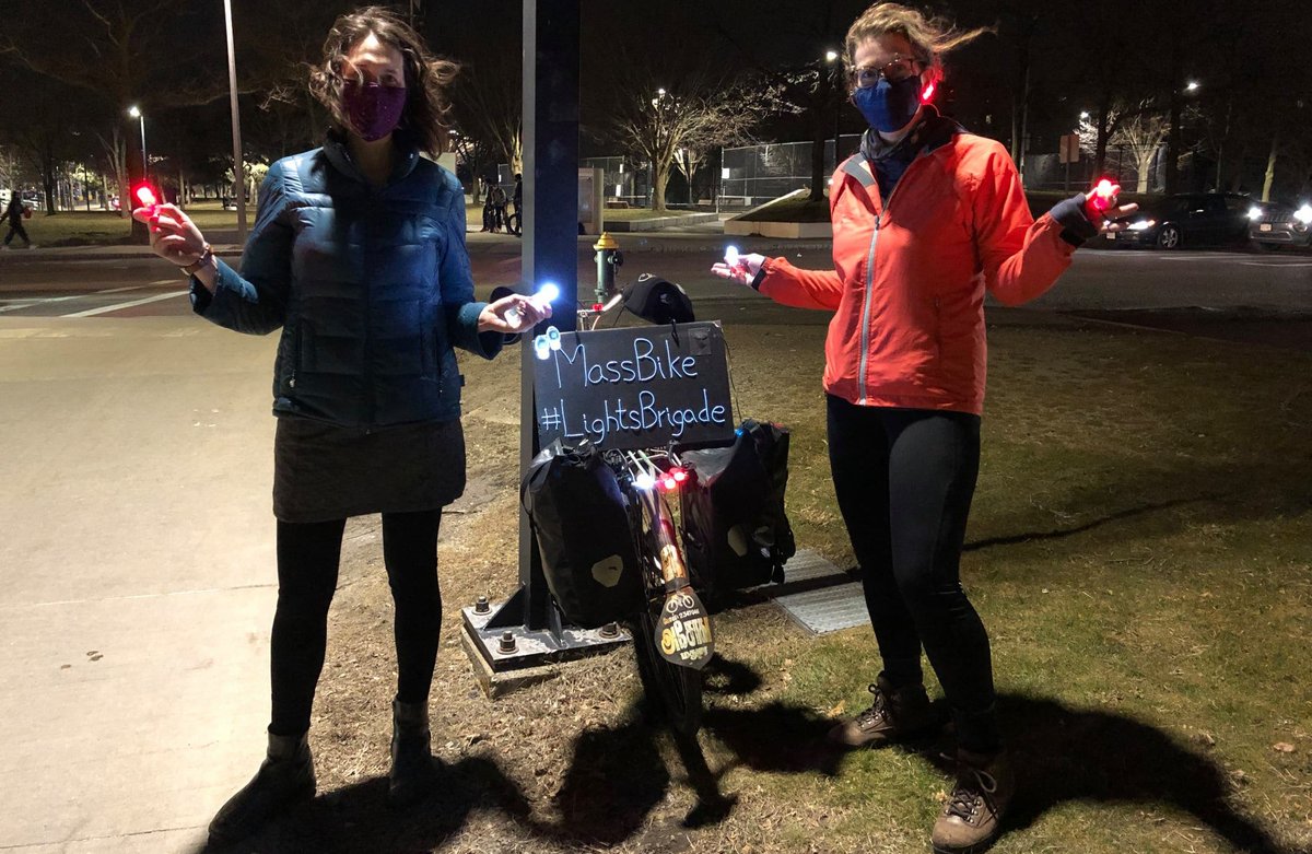 MassBike's tweet photo. Each year, our #LightsBrigade volunteers take to our roads and pathways to distribute free bike lights across MA. Interested in volunteering?
Join our MassBike Meet-Up on 10/25 at noon to learn about how you help #BrightenUp cyclists.
Learn more & RSVP: https://t.co/8XwnxFRa1i https://t.co/RoIPXXVSf5
