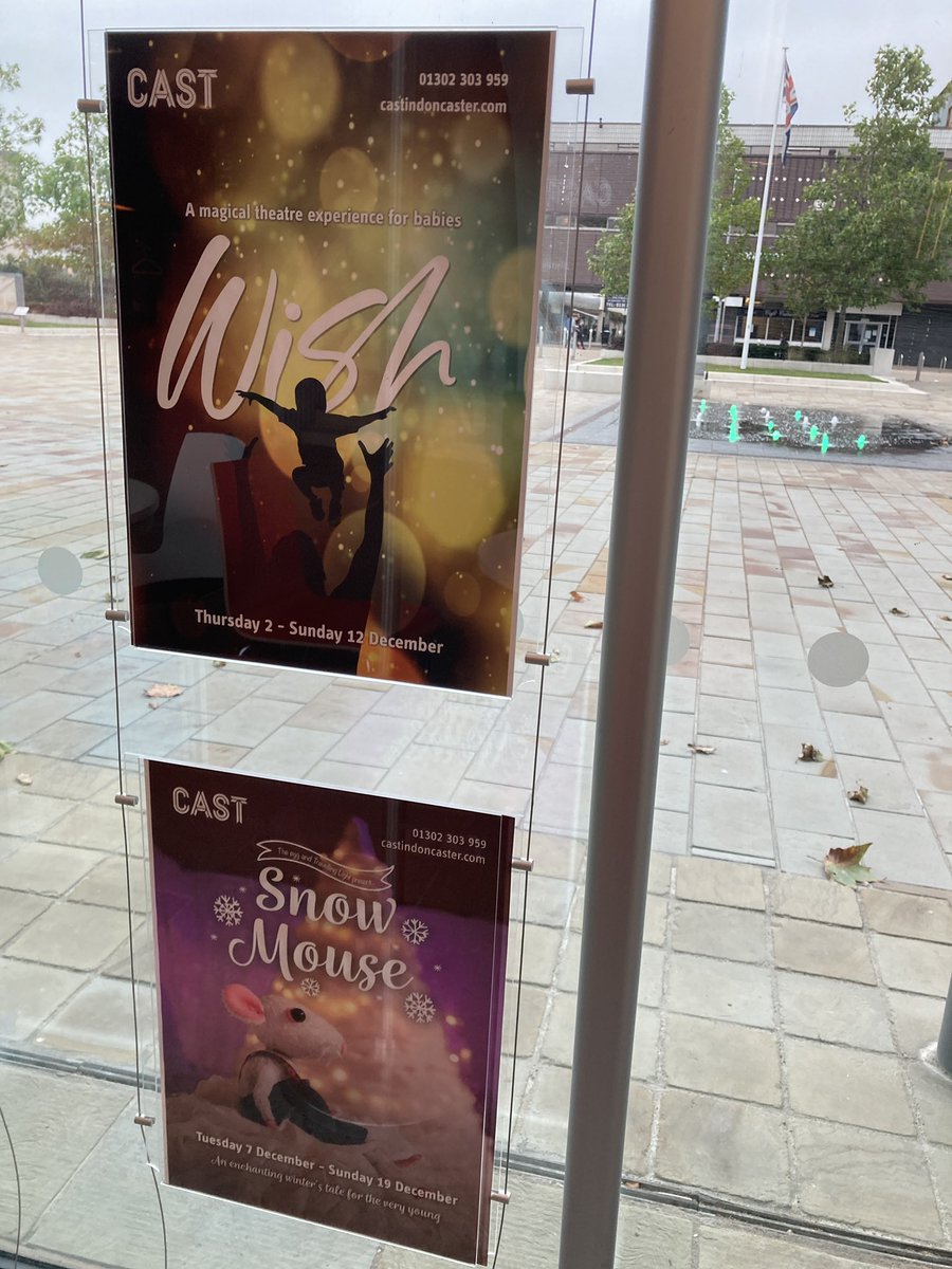 sargent65's tweet photo. So excited that #Wish - our new show for babies up to 18 months - and #SnowMouse by @theeggbath will both be @castindoncaster this Christmas! https://t.co/RFxRI6CFry