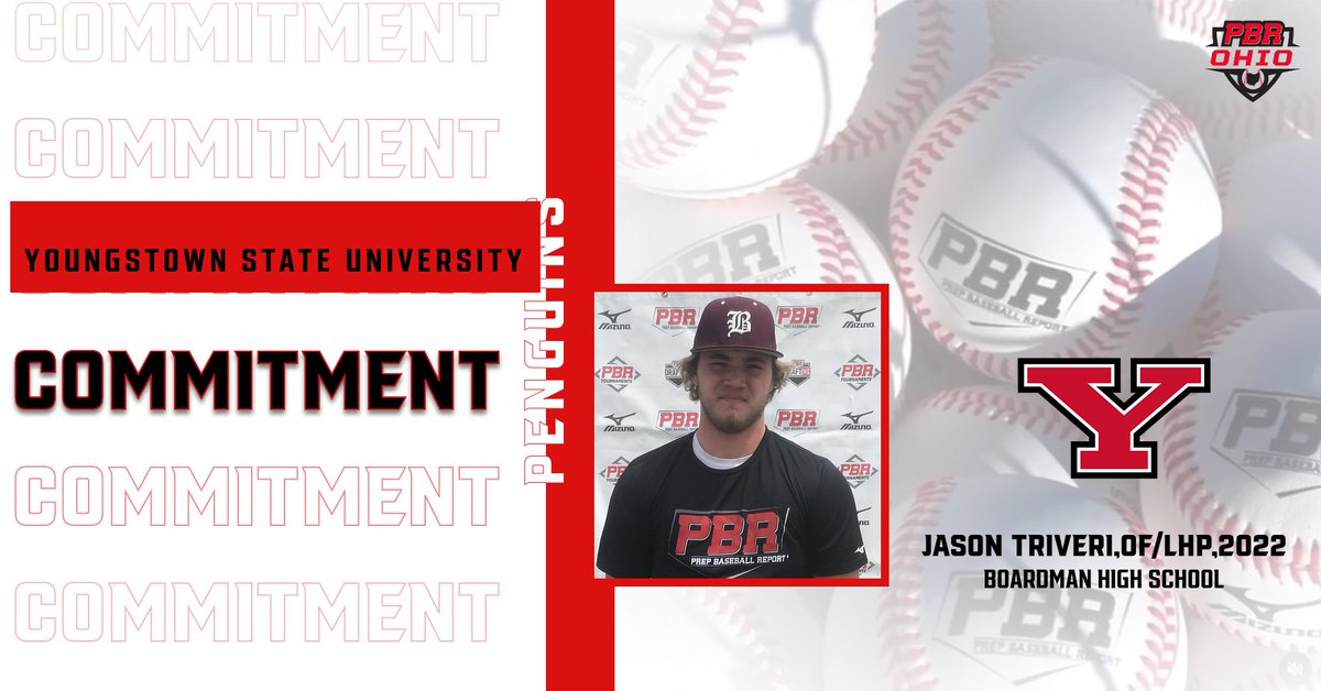 ⚾ Commitment Corner - <a href="/JasonTriveri/">Jason Triveri</a> 

🗣️ Congrats to the 2022 Boardman High School product on his commitment to <a href="/YSUBaseball/">YSU Baseball 🐧</a>  

Triveri's Profile 👉 bit.ly/3vmwSaF
Commitment Insider 👉 bit.ly/2BWynSP