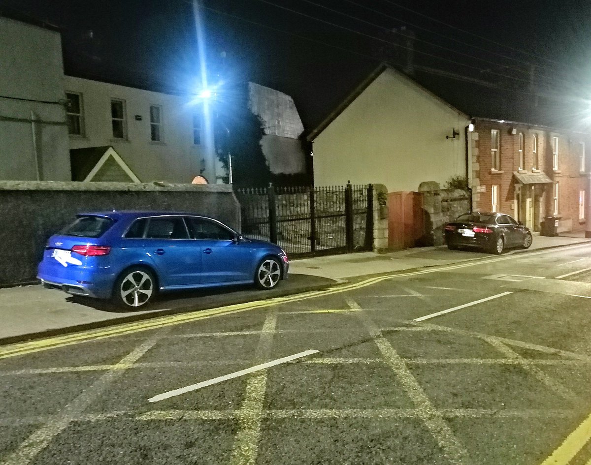 <a href="/Johnbroaders/">JB</a> <a href="/AccessForAll7/">Access For All Ireland</a> <a href="/dlrcc/">Dún Laoghaire-Rathdown County Council</a> @NCBI_sightloss <a href="/GardaTraffic/">An Garda Síochána</a> <a href="/gardainfo/">Garda Info</a> I think you may be confusing the shadow cast by the car on the footpath with a space. Here it is from a different angle.