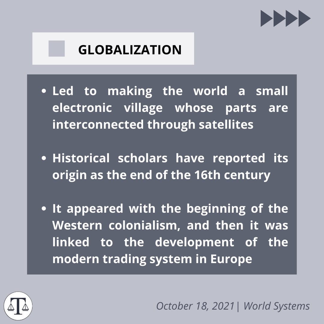 livetruthbetold's tweet photo. Globalization is the process by which the world, previously isolated through physical & technological distance, becomes increasingly interconnected. πππ
#truthbetold #truthbetoldlive #justice #communities #truth #humanitarian #nonprofit #ngo #globalization #worldsystems https://t.co/U75CrO59Q4