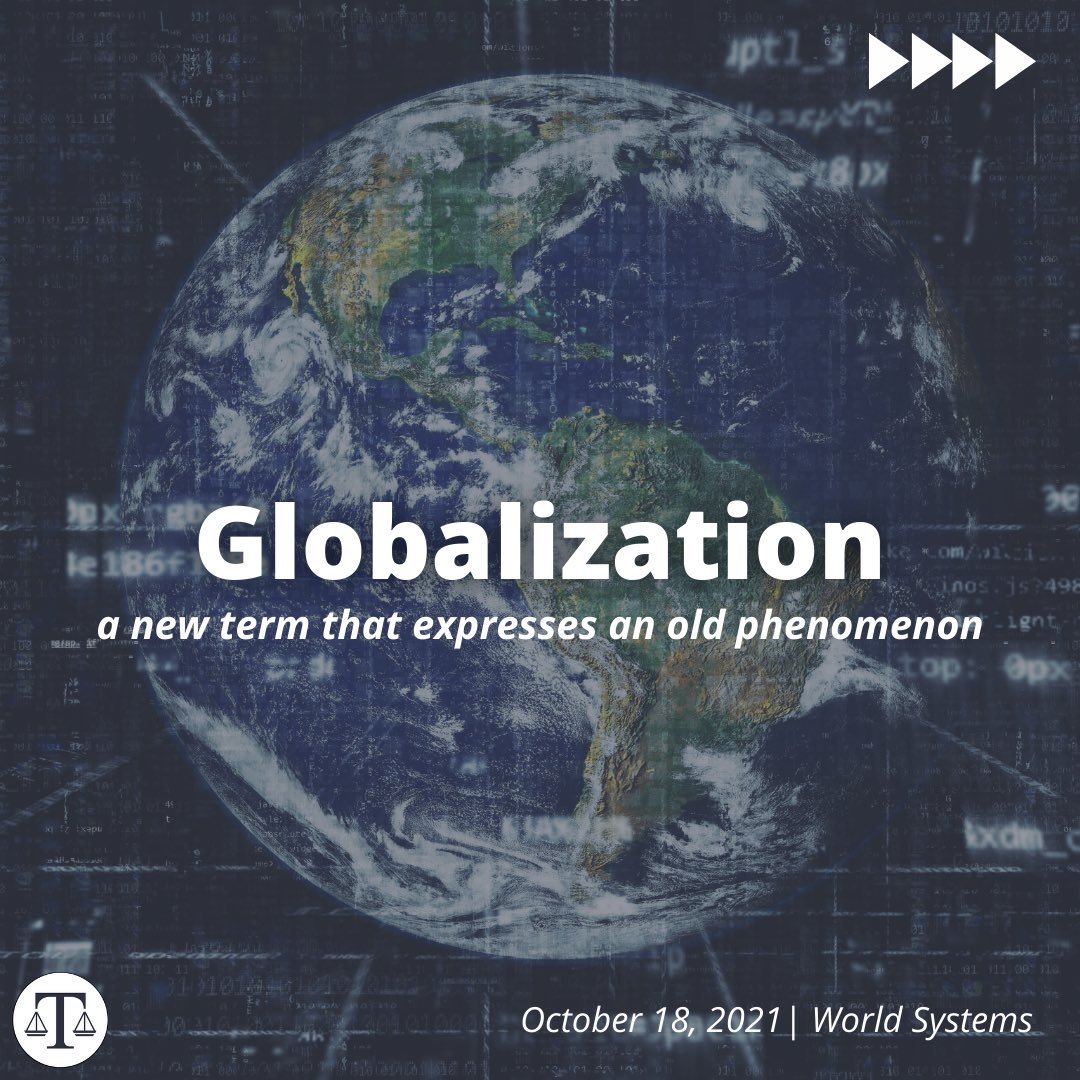 livetruthbetold's tweet photo. Globalization is the process by which the world, previously isolated through physical & technological distance, becomes increasingly interconnected. πππ
#truthbetold #truthbetoldlive #justice #communities #truth #humanitarian #nonprofit #ngo #globalization #worldsystems https://t.co/U75CrO59Q4