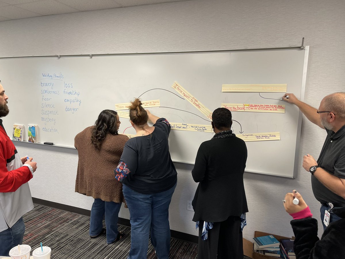 Great day training English teachers with <a href="/Wells97ELA/">Barbara Wells</a>  #BISDRLA #FISistheBest. #TeamFIS #BiSDPride #literacy #BISDELA