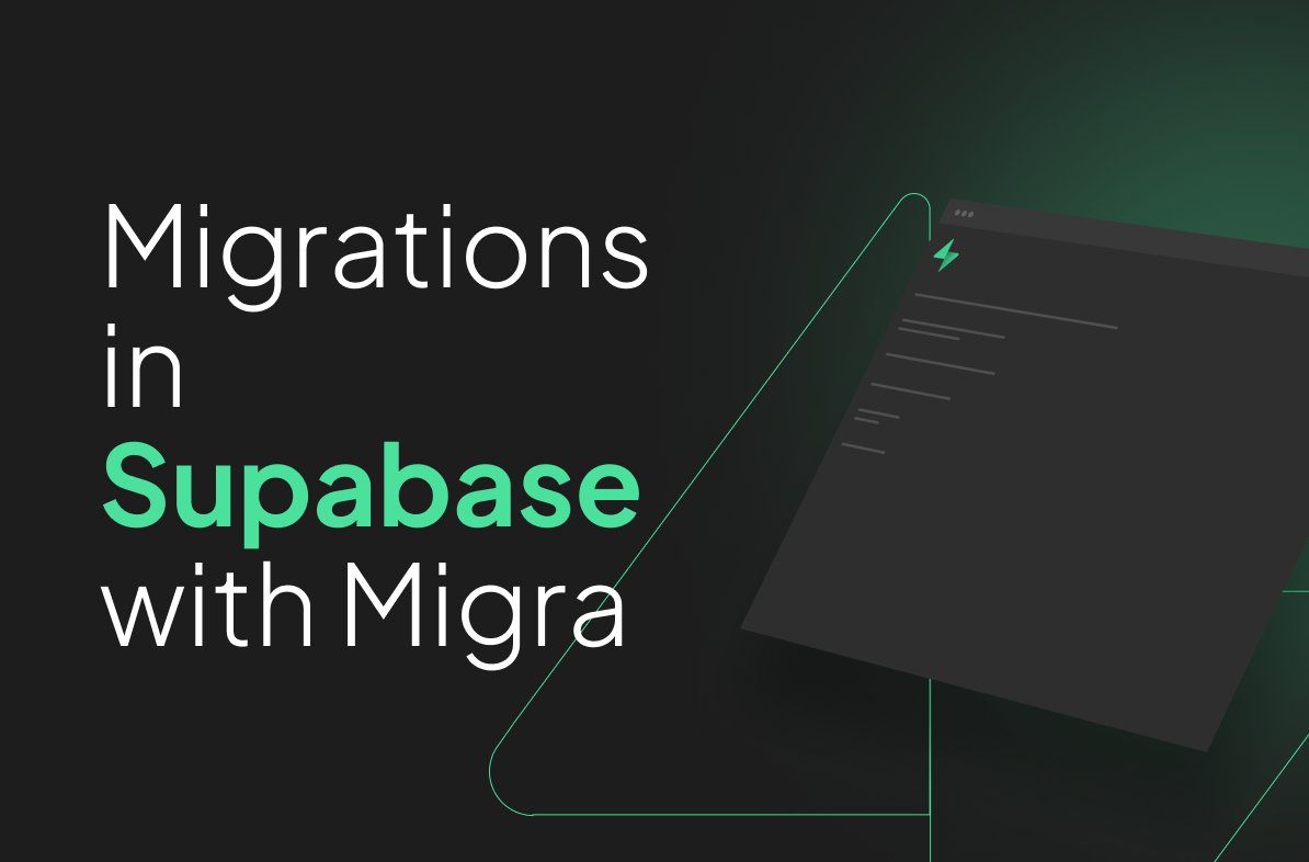KennethCassel's tweet image. Wrote up a tutorial on how to use a schema diffing tool called migra to migrate your @supabase databases across projects/environments! 

slip.so/tutorials/data…