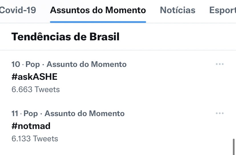 ashesfave's tweet image. brasil said: ashe

#notmad #askASHE