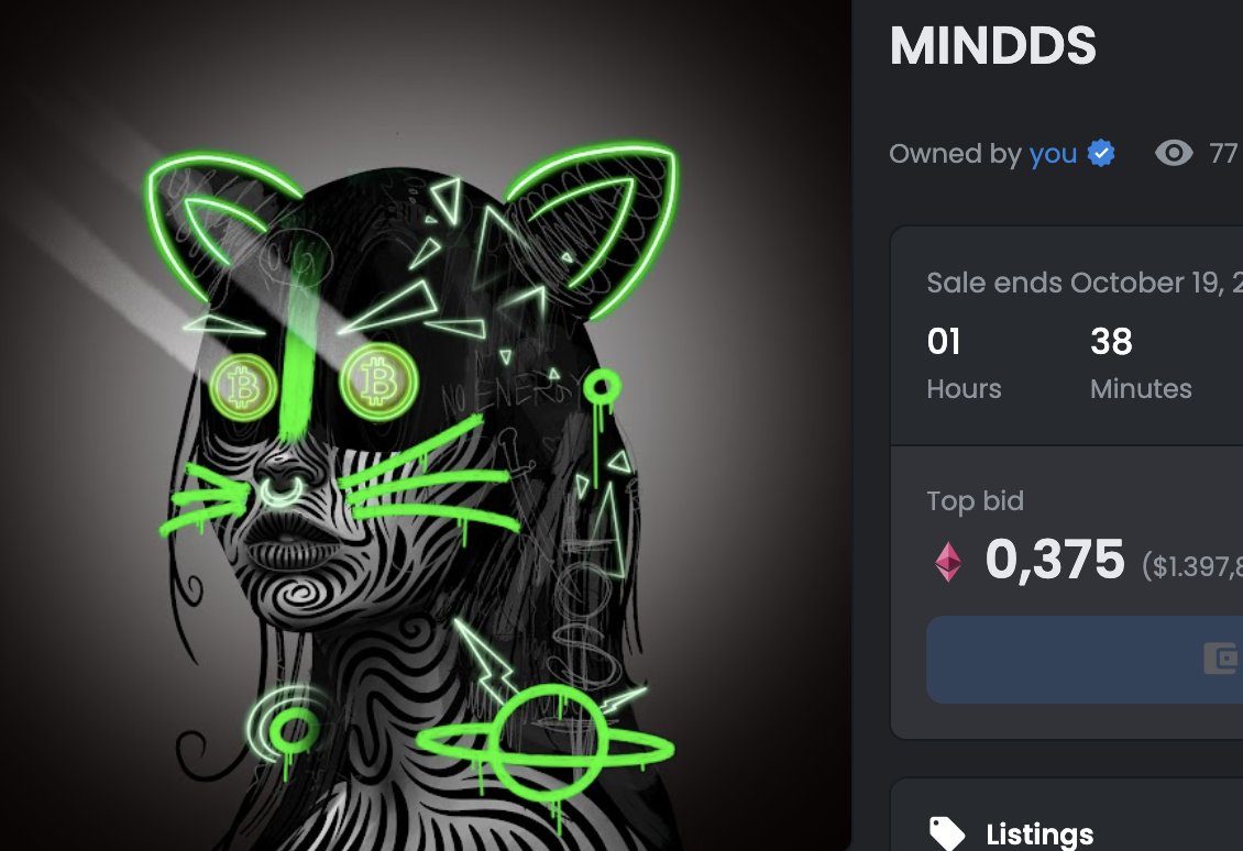 Dario_Desiena's tweet photo. 1.5 hours left till the auction of the first MINDDS shape #004 will close. Actual bid 0.375ETH @Mindds 

https://t.co/XnoB7uYeTz https://t.co/8VpC6WZGa0
