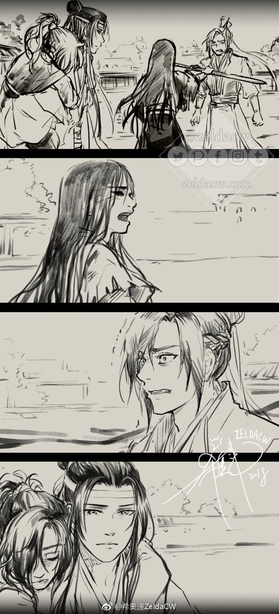 Looks like a good time (?) to post this again~
( ꒪∀꒪)

*from my #MDZS #魔道祖師  tribute video (2018) 